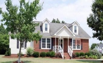 Front entrance of new home