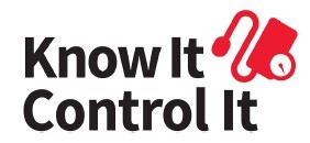 The Know It Control It logo.